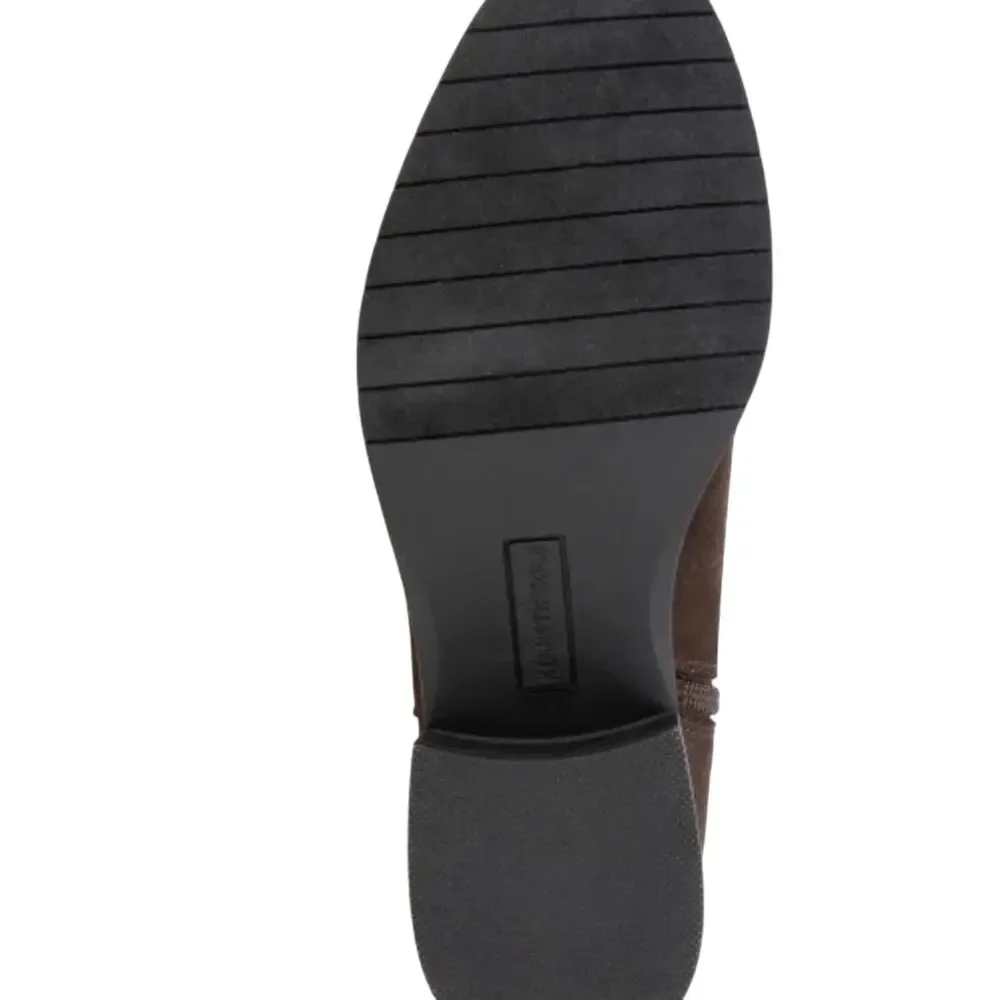 Kenneth Cole Women's Boots Knee-High Faux Suede Brown Size 8.5 NEW NIB